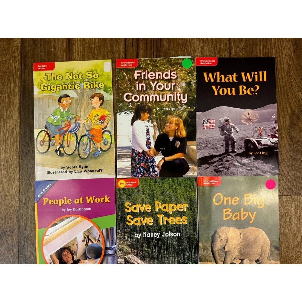 Kids Classroom Homeschool Fiction Nonfiction Readers Books K 1 Early Reading Lot